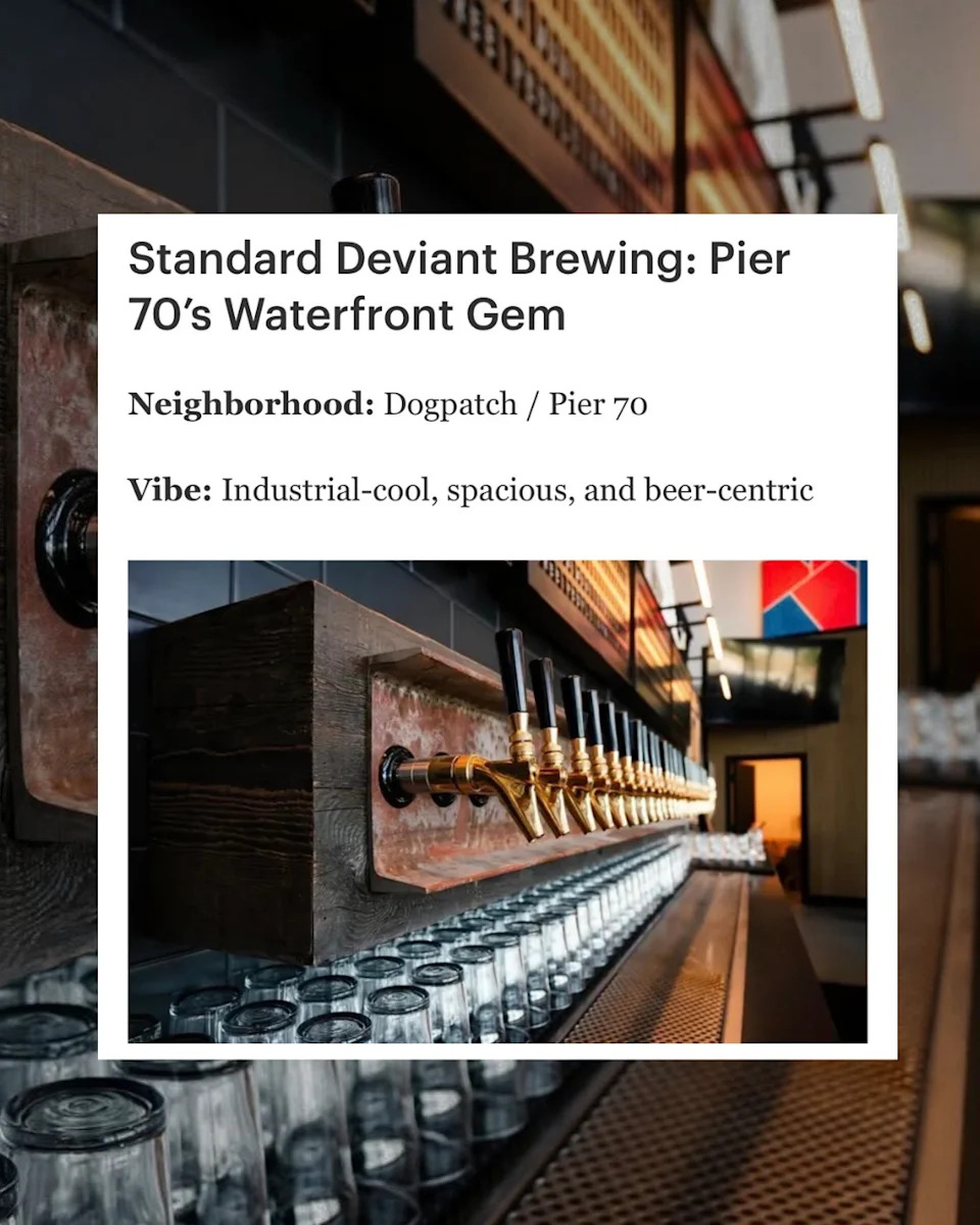 Standard Deviant Brewing: Pier 70’s Waterfront Gem in San Francisco